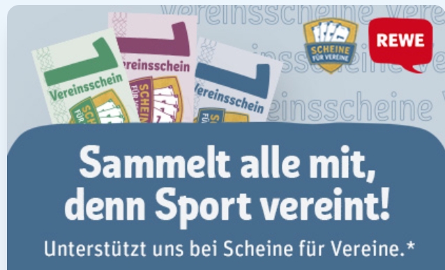 REWE Scheine für Vereine – unterstütze den SFB